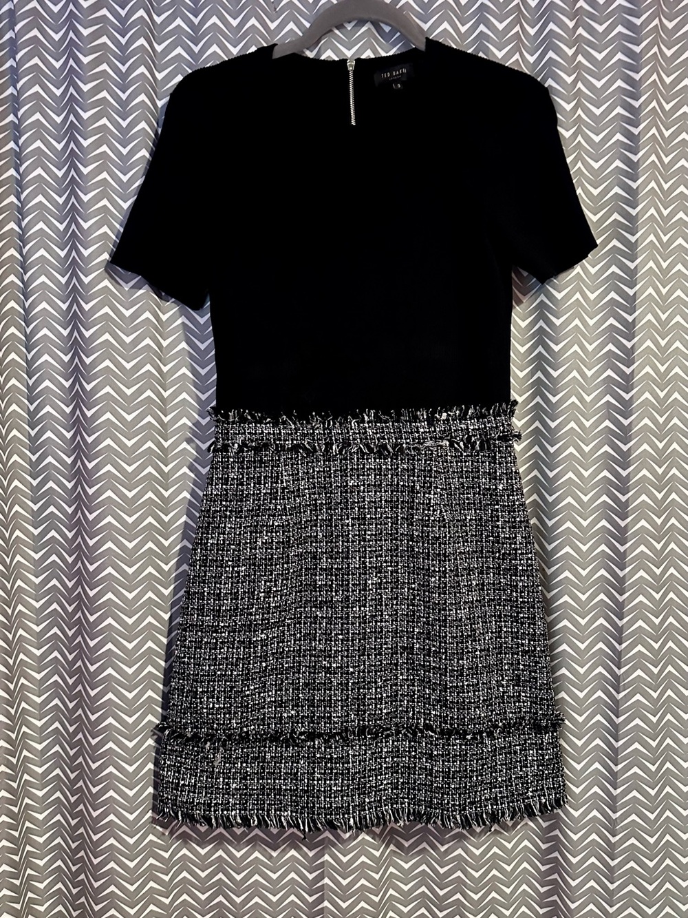 Ted Baker London | Klaudid Boucle Minidress, size 3 (US 8/M) - Picture 2 of 7